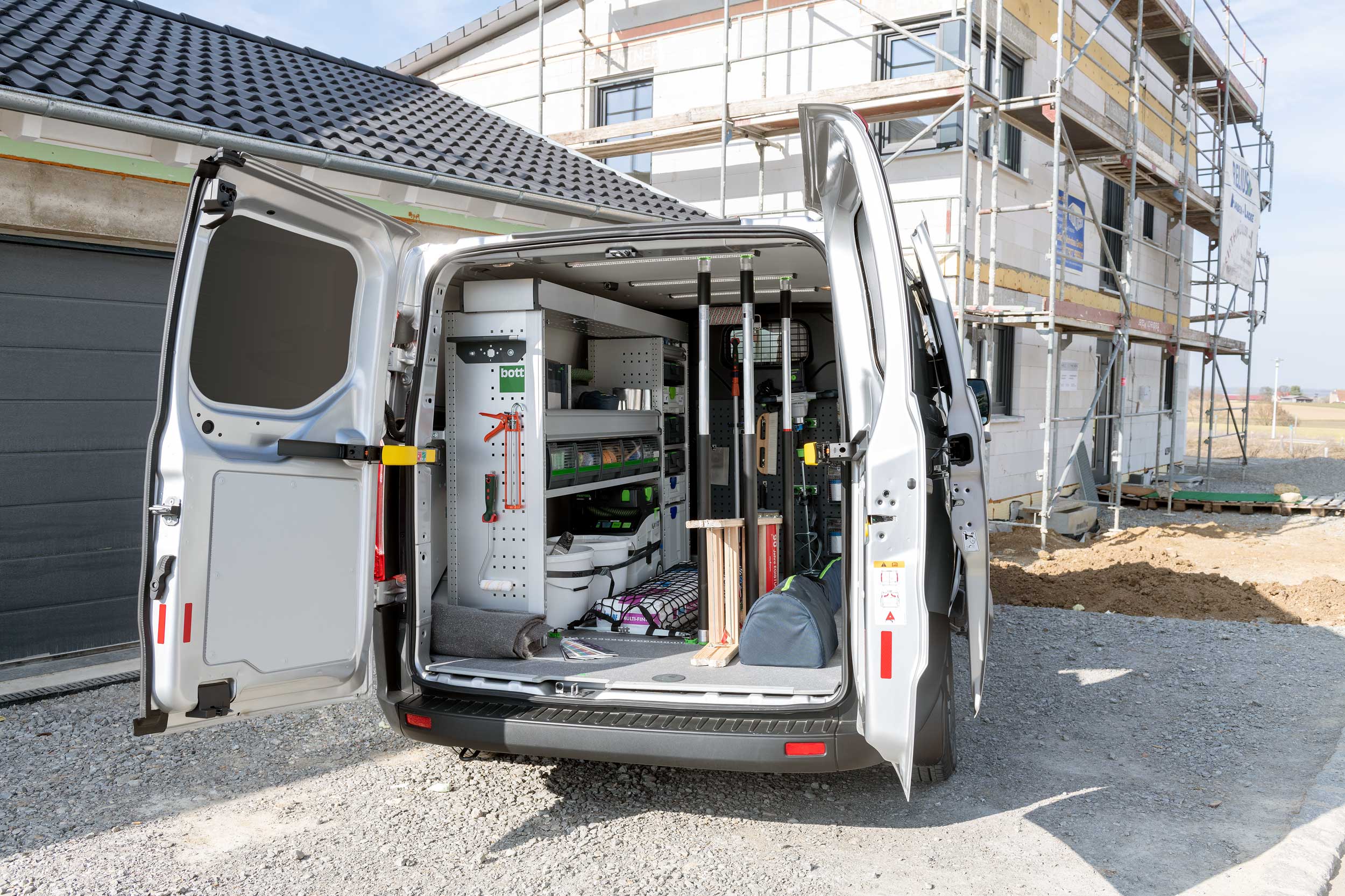 van racking for painters