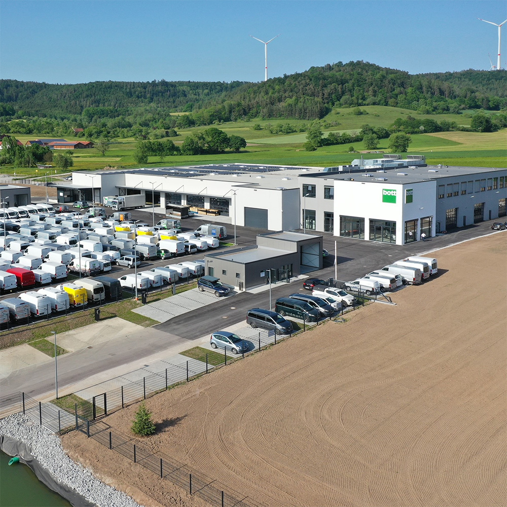 Das neue Kundencenter von bott in Gaildorf Münster