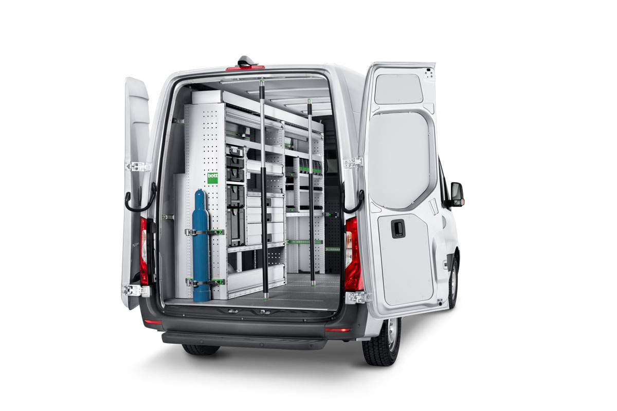 Mercedes vito sales van racking