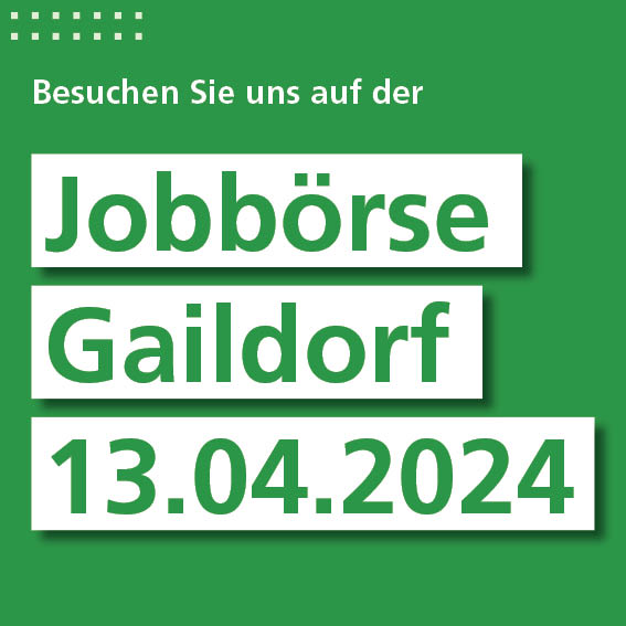 Besuchen Sie uns auf der Jobbörse Gaildorf