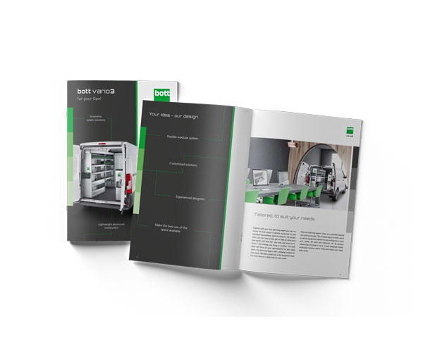 bott vario3 van racking for your Opel