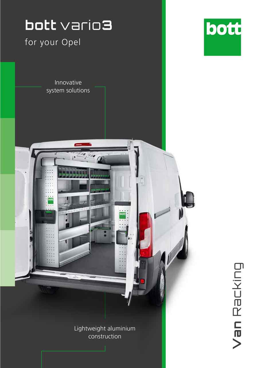 bott vario3 van racking for your Opel