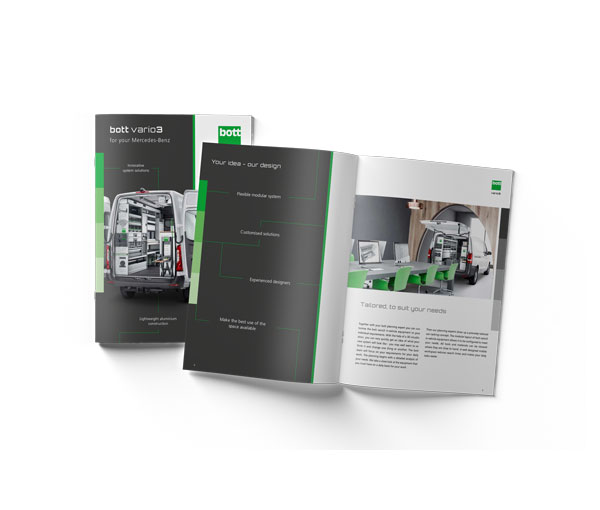 bott vario3 van racking for your Mercedes Benz