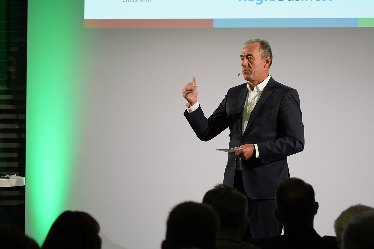 Jan Willem Jongert während des BusinessForum im bott Kundencenter