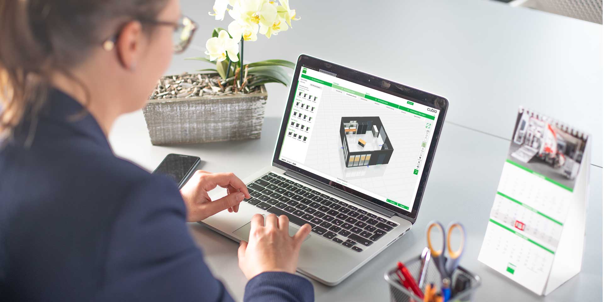 Plan your workshop easily online with our configurator.
